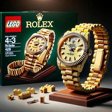 rolex uhr aus lego|is Rolex Lego real.